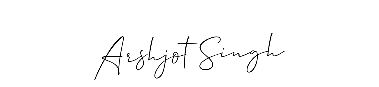 It looks lik you need a new signature style for name Arshjot Singh. Design unique handwritten (Allison_Script) signature with our free signature maker in just a few clicks. Arshjot Singh signature style 2 images and pictures png
