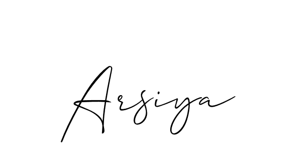 How to Draw Arsiya signature style? Allison_Script is a latest design signature styles for name Arsiya. Arsiya signature style 2 images and pictures png