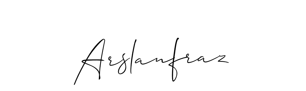 Make a beautiful signature design for name Arslanfraz. Use this online signature maker to create a handwritten signature for free. Arslanfraz signature style 2 images and pictures png