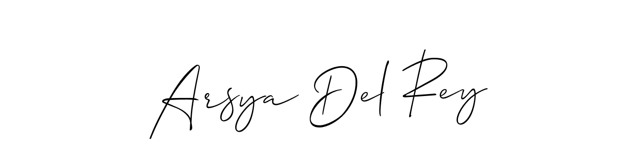 How to make Arsya Del Rey signature? Allison_Script is a professional autograph style. Create handwritten signature for Arsya Del Rey name. Arsya Del Rey signature style 2 images and pictures png