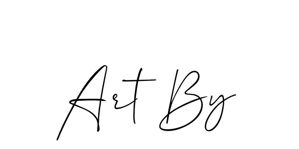 Also You can easily find your signature by using the search form. We will create Art By name handwritten signature images for you free of cost using Allison_Script sign style. Art By signature style 2 images and pictures png