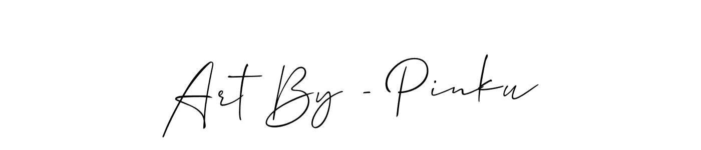 You can use this online signature creator to create a handwritten signature for the name Art By - Pinku. This is the best online autograph maker. Art By - Pinku signature style 2 images and pictures png