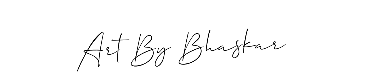 Create a beautiful signature design for name Art By Bhaskar. With this signature (Allison_Script) fonts, you can make a handwritten signature for free. Art By Bhaskar signature style 2 images and pictures png