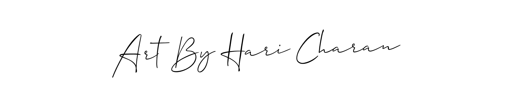 Best and Professional Signature Style for Art By Hari Charan. Allison_Script Best Signature Style Collection. Art By Hari Charan signature style 2 images and pictures png