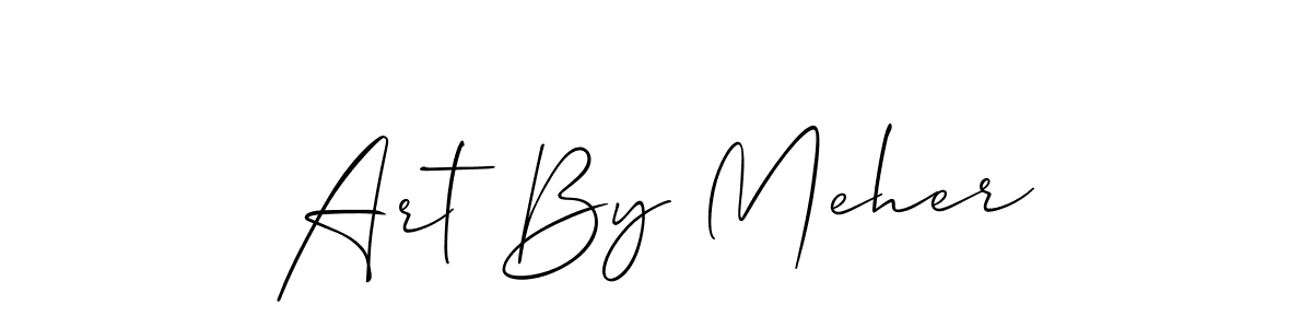 Make a short Art By Meher signature style. Manage your documents anywhere anytime using Allison_Script. Create and add eSignatures, submit forms, share and send files easily. Art By Meher signature style 2 images and pictures png