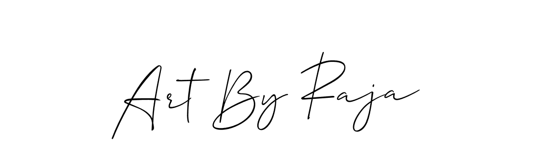 It looks lik you need a new signature style for name Art By Raja. Design unique handwritten (Allison_Script) signature with our free signature maker in just a few clicks. Art By Raja signature style 2 images and pictures png