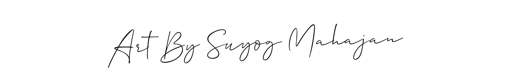 Once you've used our free online signature maker to create your best signature Allison_Script style, it's time to enjoy all of the benefits that Art By Suyog Mahajan name signing documents. Art By Suyog Mahajan signature style 2 images and pictures png