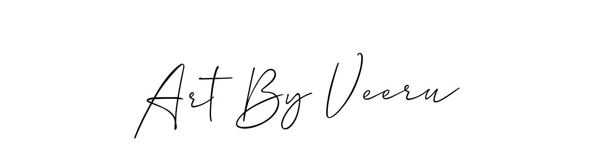 Also You can easily find your signature by using the search form. We will create Art By Veeru name handwritten signature images for you free of cost using Allison_Script sign style. Art By Veeru signature style 2 images and pictures png