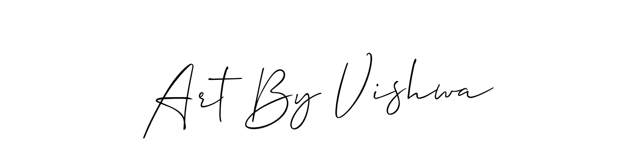 Make a short Art By Vishwa signature style. Manage your documents anywhere anytime using Allison_Script. Create and add eSignatures, submit forms, share and send files easily. Art By Vishwa signature style 2 images and pictures png