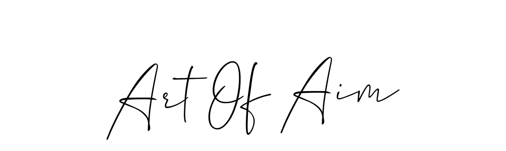 Design your own signature with our free online signature maker. With this signature software, you can create a handwritten (Allison_Script) signature for name Art Of Aim. Art Of Aim signature style 2 images and pictures png