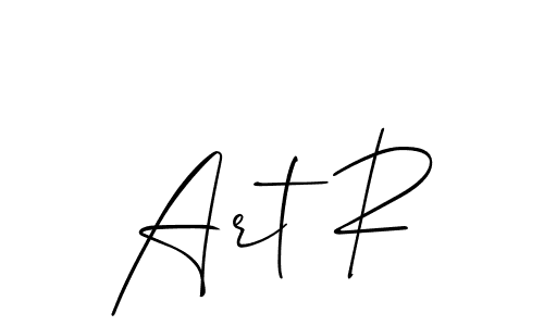 Similarly Allison_Script is the best handwritten signature design. Signature creator online .You can use it as an online autograph creator for name Art R. Art R signature style 2 images and pictures png