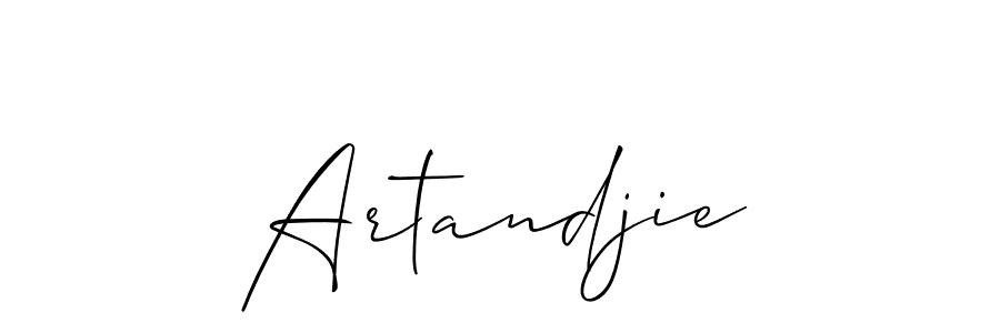 Make a beautiful signature design for name Artandjie. Use this online signature maker to create a handwritten signature for free. Artandjie signature style 2 images and pictures png