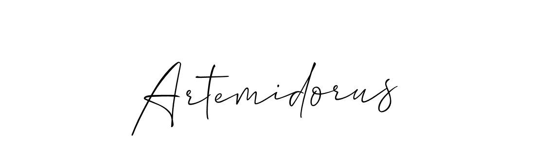 Artemidorus stylish signature style. Best Handwritten Sign (Allison_Script) for my name. Handwritten Signature Collection Ideas for my name Artemidorus. Artemidorus signature style 2 images and pictures png