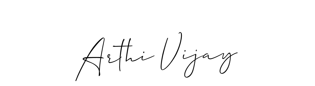 Make a beautiful signature design for name Arthi Vijay. Use this online signature maker to create a handwritten signature for free. Arthi Vijay signature style 2 images and pictures png