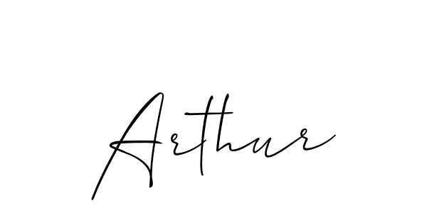 Allison_Script is a professional signature style that is perfect for those who want to add a touch of class to their signature. It is also a great choice for those who want to make their signature more unique. Get Arthur name to fancy signature for free. Arthur signature style 2 images and pictures png