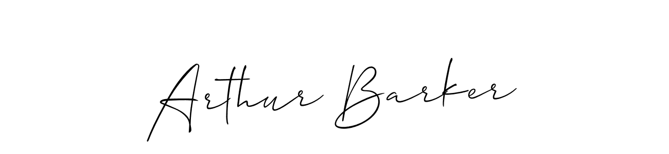 Create a beautiful signature design for name Arthur Barker. With this signature (Allison_Script) fonts, you can make a handwritten signature for free. Arthur Barker signature style 2 images and pictures png