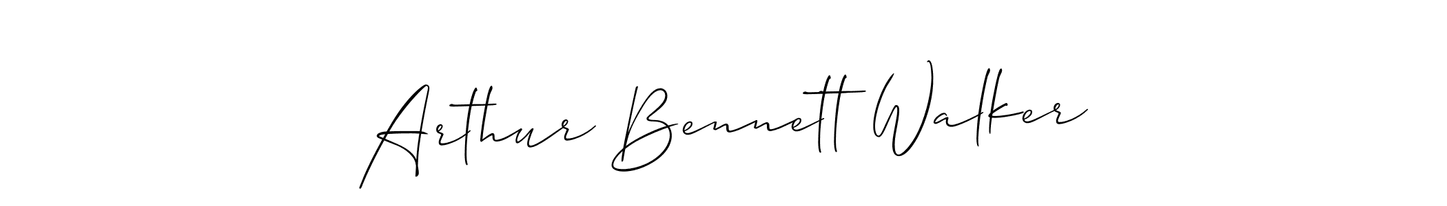 Design your own signature with our free online signature maker. With this signature software, you can create a handwritten (Allison_Script) signature for name Arthur Bennett Walker. Arthur Bennett Walker signature style 2 images and pictures png