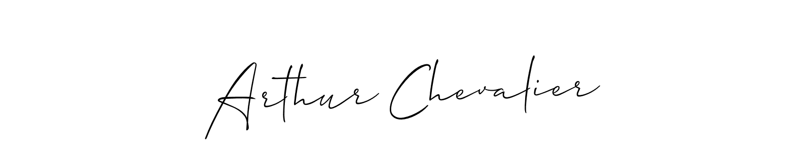 It looks lik you need a new signature style for name Arthur Chevalier. Design unique handwritten (Allison_Script) signature with our free signature maker in just a few clicks. Arthur Chevalier signature style 2 images and pictures png