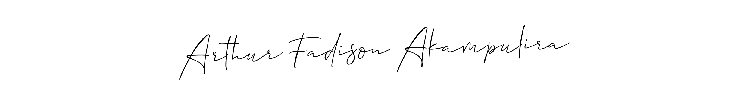 Check out images of Autograph of Arthur Fadison Akampulira name. Actor Arthur Fadison Akampulira Signature Style. Allison_Script is a professional sign style online. Arthur Fadison Akampulira signature style 2 images and pictures png