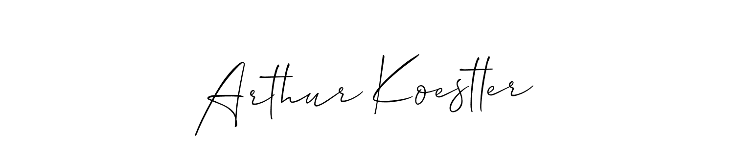 You can use this online signature creator to create a handwritten signature for the name Arthur Koestler. This is the best online autograph maker. Arthur Koestler signature style 2 images and pictures png