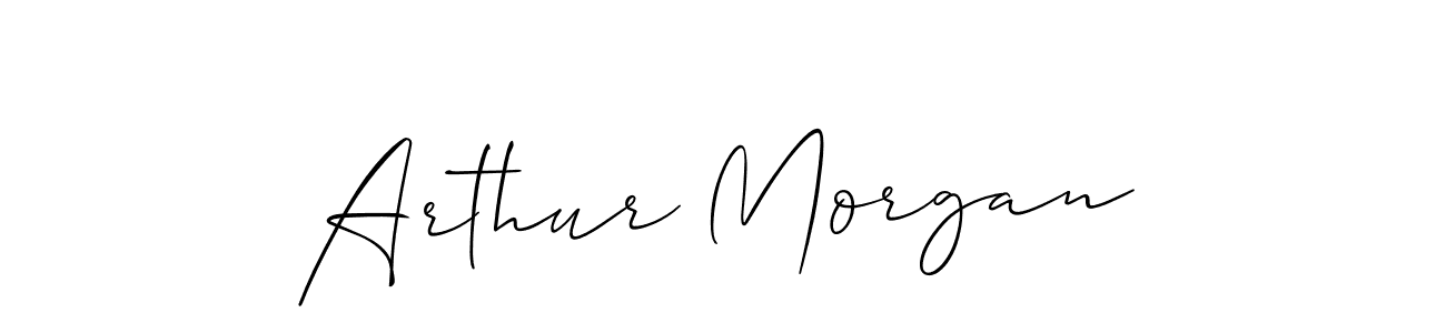 Allison_Script is a professional signature style that is perfect for those who want to add a touch of class to their signature. It is also a great choice for those who want to make their signature more unique. Get Arthur Morgan name to fancy signature for free. Arthur Morgan signature style 2 images and pictures png