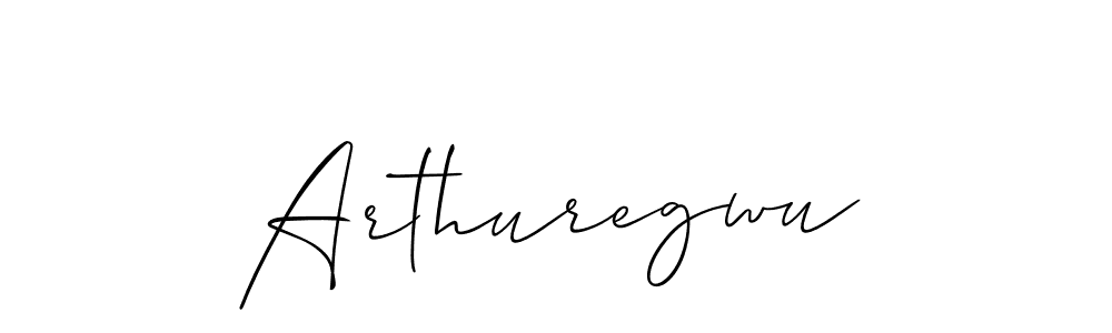 How to make Arthuregwu signature? Allison_Script is a professional autograph style. Create handwritten signature for Arthuregwu name. Arthuregwu signature style 2 images and pictures png