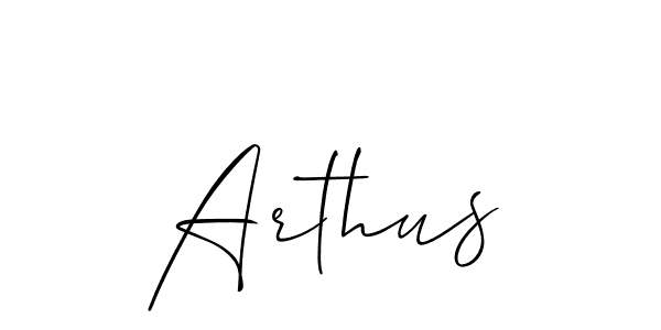 if you are searching for the best signature style for your name Arthus. so please give up your signature search. here we have designed multiple signature styles  using Allison_Script. Arthus signature style 2 images and pictures png
