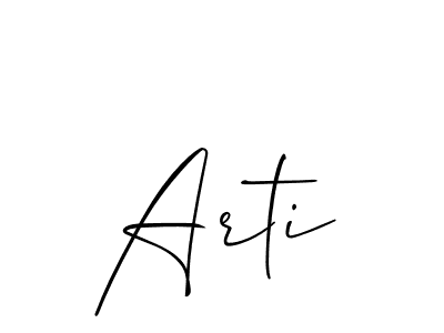 Also we have Arti name is the best signature style. Create professional handwritten signature collection using Allison_Script autograph style. Arti signature style 2 images and pictures png