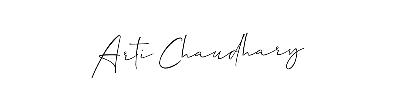 Similarly Allison_Script is the best handwritten signature design. Signature creator online .You can use it as an online autograph creator for name Arti Chaudhary. Arti Chaudhary signature style 2 images and pictures png