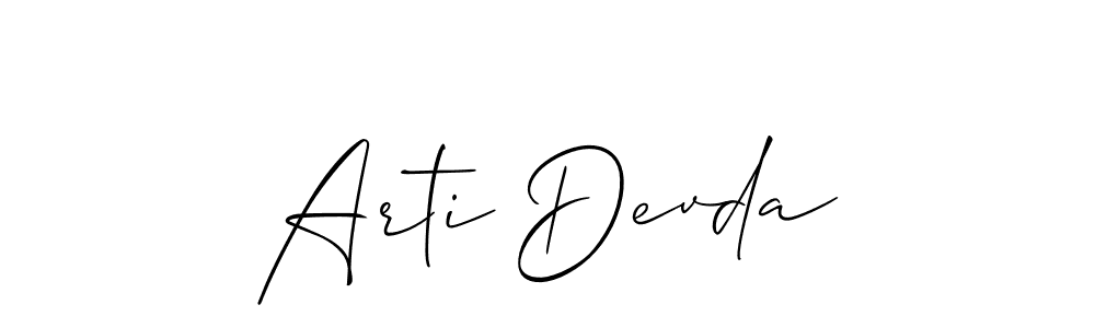 Make a beautiful signature design for name Arti Devda. Use this online signature maker to create a handwritten signature for free. Arti Devda signature style 2 images and pictures png