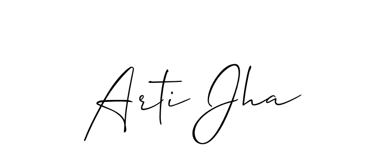 Here are the top 10 professional signature styles for the name Arti Jha. These are the best autograph styles you can use for your name. Arti Jha signature style 2 images and pictures png