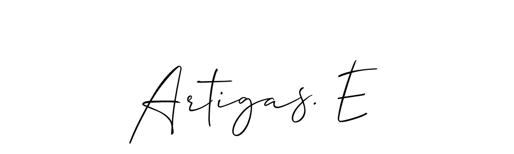 if you are searching for the best signature style for your name Artigas. E. so please give up your signature search. here we have designed multiple signature styles  using Allison_Script. Artigas. E signature style 2 images and pictures png