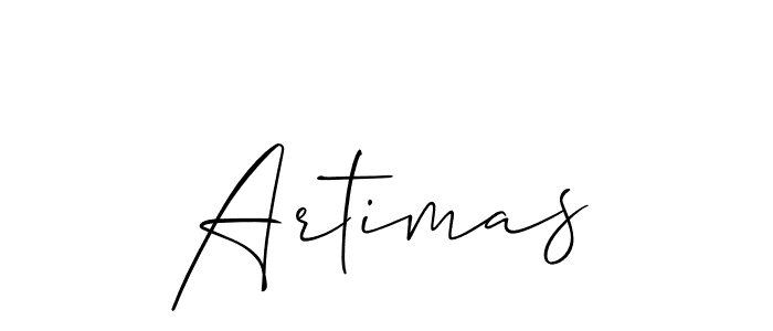 How to Draw Artimas signature style? Allison_Script is a latest design signature styles for name Artimas. Artimas signature style 2 images and pictures png