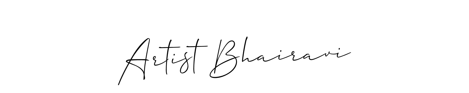 You can use this online signature creator to create a handwritten signature for the name Artist Bhairavi. This is the best online autograph maker. Artist Bhairavi signature style 2 images and pictures png