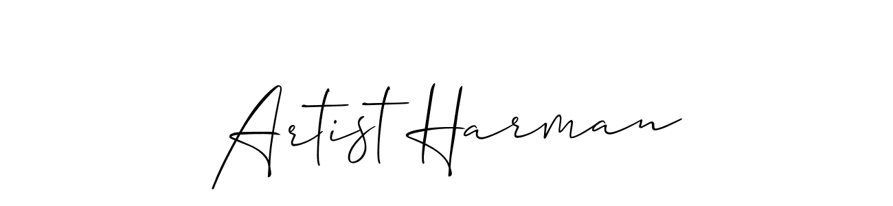 Also You can easily find your signature by using the search form. We will create Artist Harman name handwritten signature images for you free of cost using Allison_Script sign style. Artist Harman signature style 2 images and pictures png