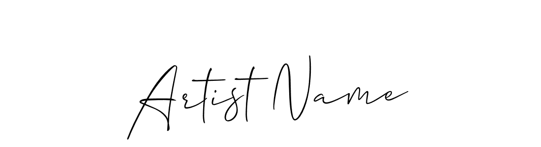 Also You can easily find your signature by using the search form. We will create Artist Name name handwritten signature images for you free of cost using Allison_Script sign style. Artist Name signature style 2 images and pictures png