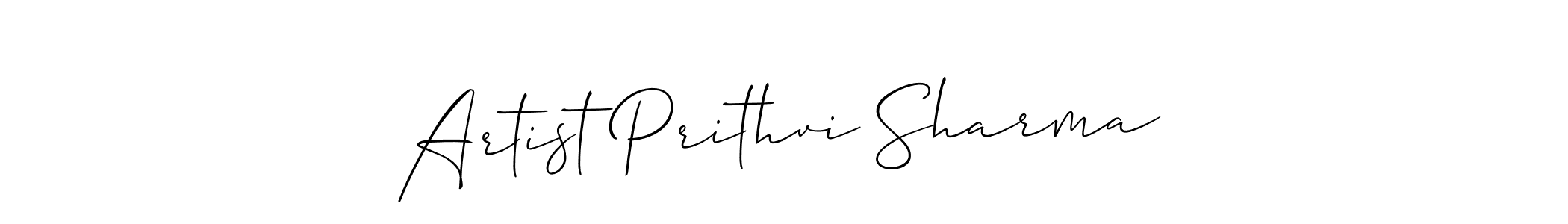 Make a short Artist Prithvi Sharma signature style. Manage your documents anywhere anytime using Allison_Script. Create and add eSignatures, submit forms, share and send files easily. Artist Prithvi Sharma signature style 2 images and pictures png