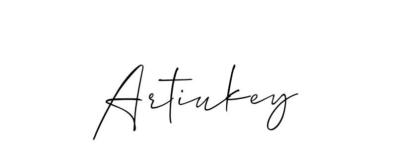 Here are the top 10 professional signature styles for the name Artiukey. These are the best autograph styles you can use for your name. Artiukey signature style 2 images and pictures png