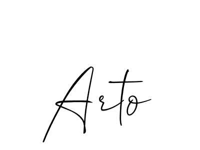 You can use this online signature creator to create a handwritten signature for the name Arto. This is the best online autograph maker. Arto signature style 2 images and pictures png