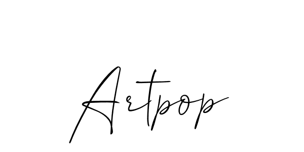 Make a short Artpop signature style. Manage your documents anywhere anytime using Allison_Script. Create and add eSignatures, submit forms, share and send files easily. Artpop signature style 2 images and pictures png