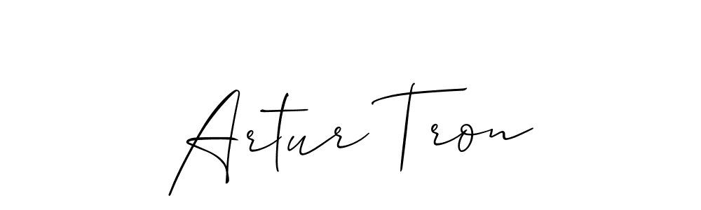 See photos of Artur Tron official signature by Spectra . Check more albums & portfolios. Read reviews & check more about Allison_Script font. Artur Tron signature style 2 images and pictures png