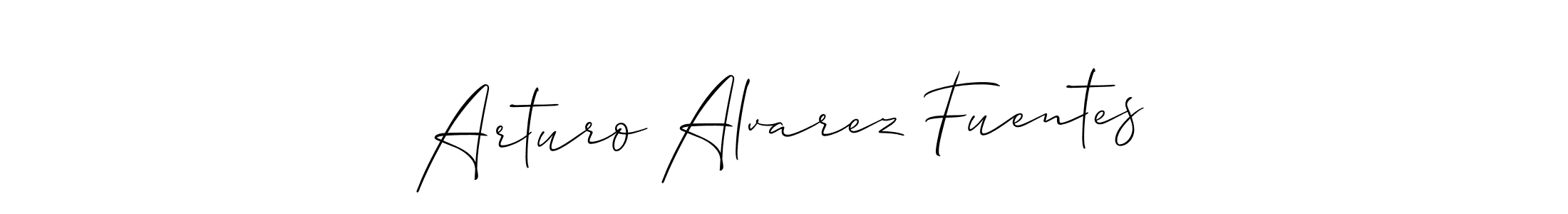 This is the best signature style for the Arturo Alvarez Fuentes name. Also you like these signature font (Allison_Script). Mix name signature. Arturo Alvarez Fuentes signature style 2 images and pictures png