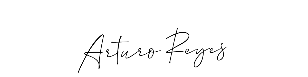 How to Draw Arturo Reyes signature style? Allison_Script is a latest design signature styles for name Arturo Reyes. Arturo Reyes signature style 2 images and pictures png