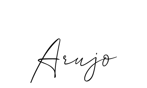 You can use this online signature creator to create a handwritten signature for the name Arujo. This is the best online autograph maker. Arujo signature style 2 images and pictures png