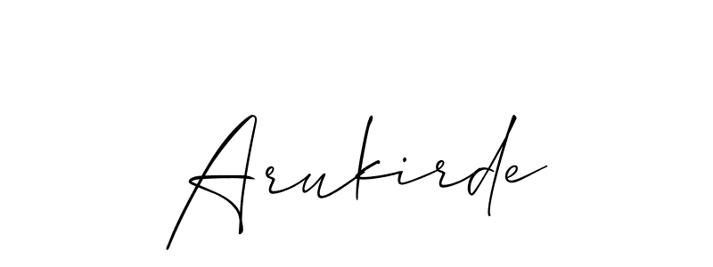 Once you've used our free online signature maker to create your best signature Allison_Script style, it's time to enjoy all of the benefits that Arukirde name signing documents. Arukirde signature style 2 images and pictures png