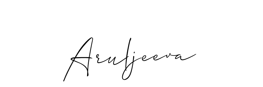 This is the best signature style for the Aruljeeva name. Also you like these signature font (Allison_Script). Mix name signature. Aruljeeva signature style 2 images and pictures png