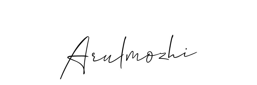 Also You can easily find your signature by using the search form. We will create Arulmozhi name handwritten signature images for you free of cost using Allison_Script sign style. Arulmozhi signature style 2 images and pictures png