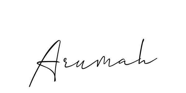 Similarly Allison_Script is the best handwritten signature design. Signature creator online .You can use it as an online autograph creator for name Arumah. Arumah signature style 2 images and pictures png