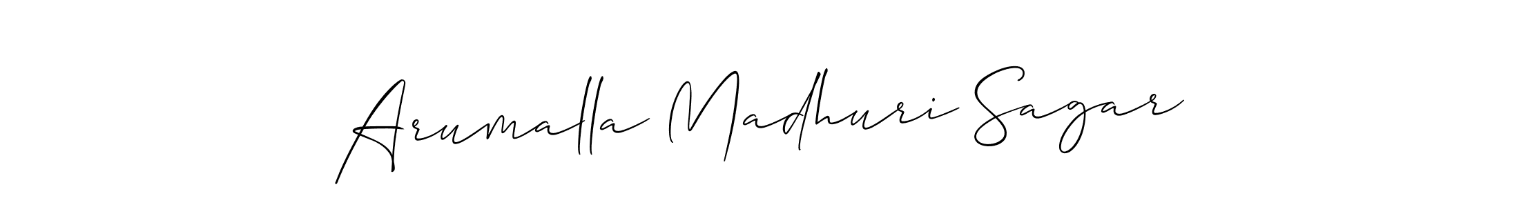 Once you've used our free online signature maker to create your best signature Allison_Script style, it's time to enjoy all of the benefits that Arumalla Madhuri Sagar name signing documents. Arumalla Madhuri Sagar signature style 2 images and pictures png