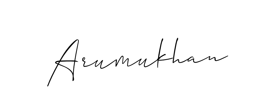 You can use this online signature creator to create a handwritten signature for the name Arumukhan. This is the best online autograph maker. Arumukhan signature style 2 images and pictures png